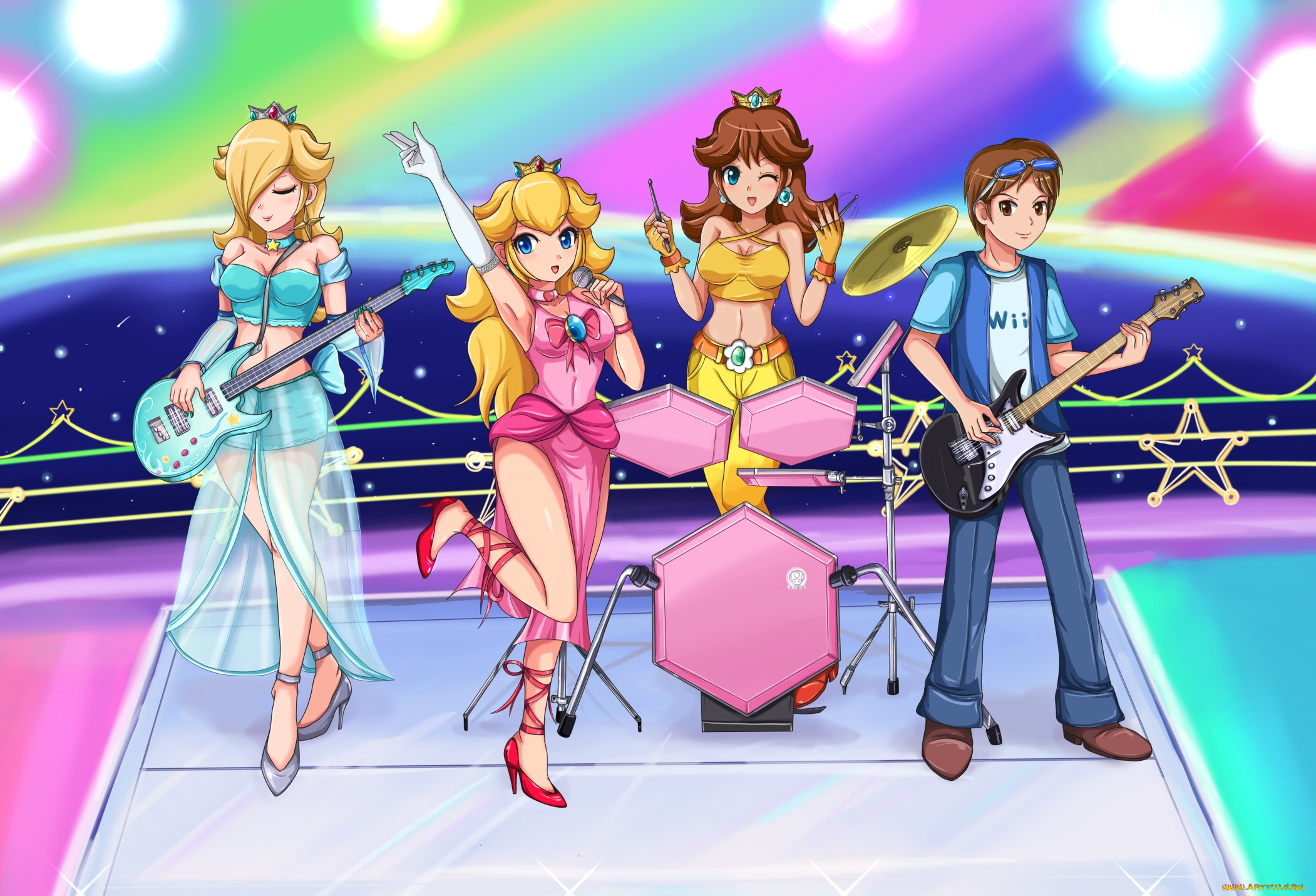 , , , , sigurdhosenfeld, rosalina, super, mario, princess, daisy, peach